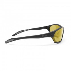 Polarized Sunglasses P338C - Fishing Watersports Motorcycle Cycling - side view - Bertoni Italy