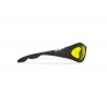 Antifog Goggles for Motorcycle and Shooting AF125A - yellow lenses - side view - Bertoni Italy