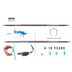 Gafas polarizadas para ninos 4-10 años KID by Bertoni Italy