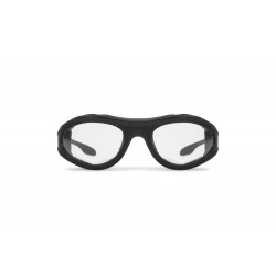 Antibeschlag Motorradbrille und Schiessbrillen AF125B - transparente linse - Vorderansicht - Bertoni Italy