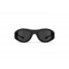Antifog Goggles for Motorcycle and Shooting AF125C - grey lenses - front view - Bertoni Italy