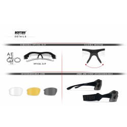 Antifog Sunglasses for Prescription Lenses AF399 for Cycling MTB Basket Tennis Football Motorbike Etc.