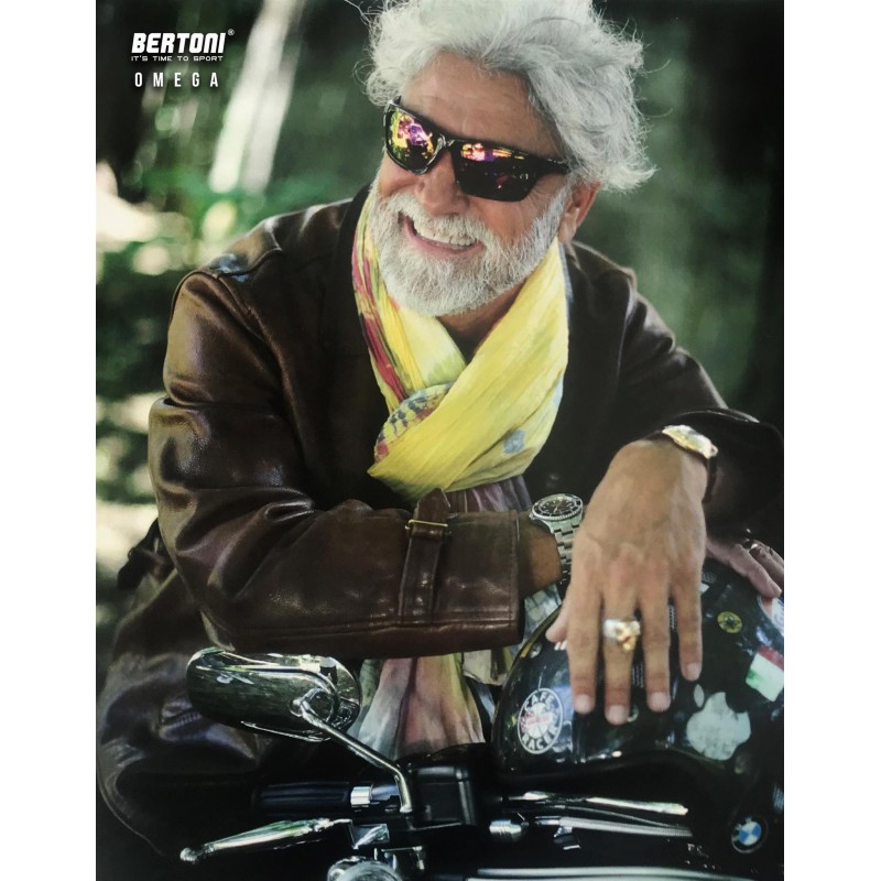 BERTONI Motorcycle Padded Glasses Photochromic Polarized Yellow Lens  P125FTA - YouTube