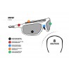 Photochromic Sunglasses F180 - Motorcycle Ski Cycling Golf Running Skydiving - technical sheet - Bertoni taly