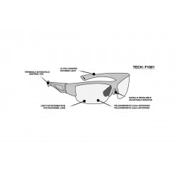 Selbsttönend Polarisierten Sportbrillen P1001FT