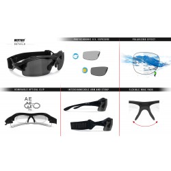 Photochromic Polarized Sport Goggles for Prescription Lenses P399FT