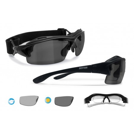 Photochromic Polarized Sport Sunglasses for Prescription Lenses P399FT
