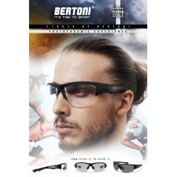 Bertoni Sportbrille Selbsttönend Herren Damen für Radfahren Skilaufen Golf Laufen Angeln – mod. F1001A