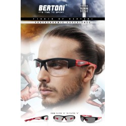 Bertoni Sportbrille Selbsttönend Herren Damen für Radfahren Skilaufen Golf Laufen Angeln – mod. F1001B
