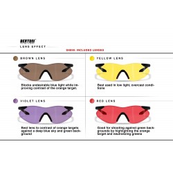 Shooting Glasses Tactical Protective Safety Eyewear SH890