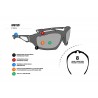 Ultralight Sunglasses FT1000 - technical sheet - Bertoni Italy