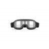 Motorcycle Goggles AF188A silver mirror -  front view - Bertoni Italy