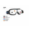 Motorcycle Goggles AF188 -  technical sheet - Bertoni Italy
