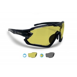 Photochrome Polarisierte Sportbrille mit Sehstärke für Brillenträger QUASAR PFTY