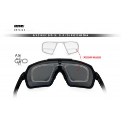 Prescription Cycling Running Sport Tennis Golf MTB Ski Tennis Sunglasses Optical Clip Myopia Wide Lens GEMINI Bertoni