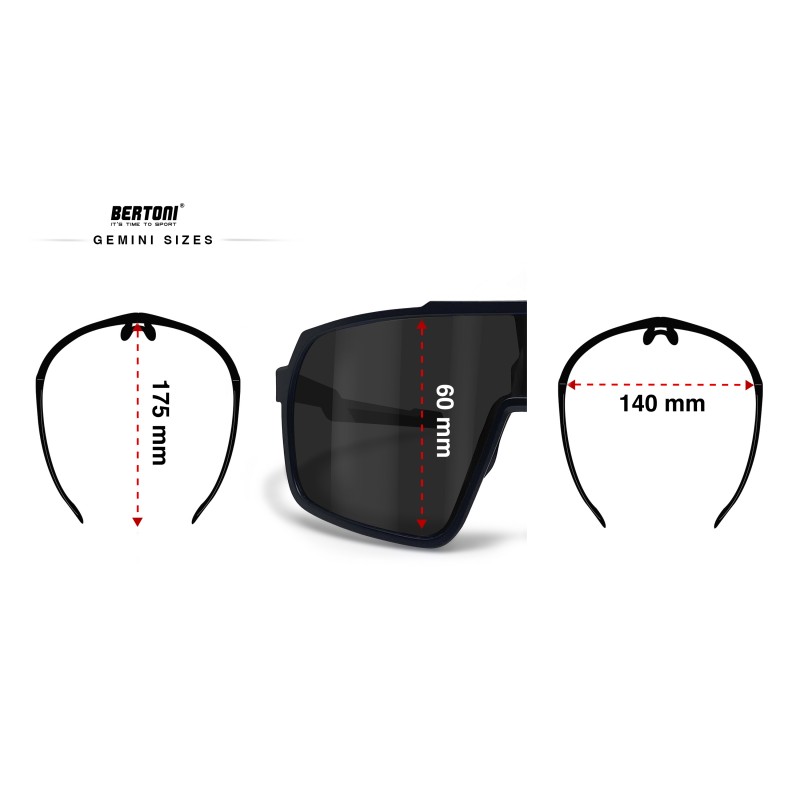 Lunettes Sportives de Vue Verre Large Photochromique Polarisé