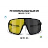 Sport Prescription Sunglasses Wide Photochromic Polarized Yellow Lens GEMINI 01Y Bertoni