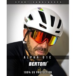 Sport Sunglasses Wide Photochromic Polarized Yellow Lens ALPHA Y