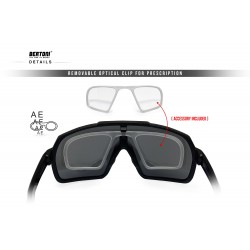 Gafas Ciclismo Running Deporte Tennis Golf MTB Esquí Clip Optico Lentes Recetados Miopía Progressivas Bifocales BG Bertoni