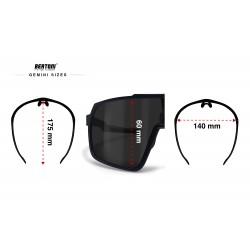 Gafas Ciclismo Running Deporte Tennis Golf MTB Esquí Clip Optico Lentes Recetados Miopía Progressivas Bifocales GEMINI Bertoni