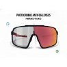 Gafas Ciclismo Correctivas Lente Fotocromática de Espejo Rojo GEMINI 01Y