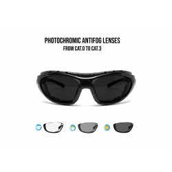 Lunettes de sport photochromiques avec bandeau élastique et clip optique F366N