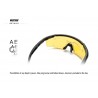 Gafas Protectoras Balistica de Seguridad para Disparar - Golf - Tennis Clip Optico Lentes Graduadas Bertoni Italy – SH890N SOS