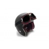 AF196RS Masque Moto Cuir Rouge - Verres fumè