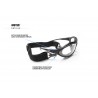 Photochromen Motorradbrille, Flugbrille und Skibrille - konvertierbar in maske - F333A Bertoni Italy