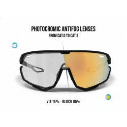 Occhiali Sportivi Fotocromatici Specchiati Oro ALPHA 01PHG