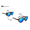 Lunettes de soleil polarisées pour Gletscher, montagne, ski, pêche et trekking LIVIGNO
