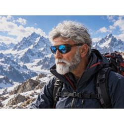 Lunettes de soleil polarisées pour Gletscher, montagne, ski, pêche et trekking LIVIGNO