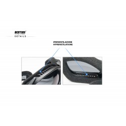 Lunettes Masque Moto AF113 - détails - Bertoni Italy