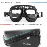 Motocycle Goggles AF191A - details - Bertoni Italy