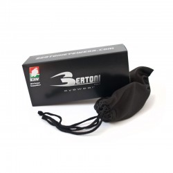 Antiglare Polarized Sunglasses P114B for Motorcycle, Fishing, Ski and Watersports - pack - Bertoni Italy