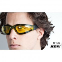 Lunettes Antibuée avec Insert Optique AF150A - pour Moto et Tir - fitting  - Bertoni Italy