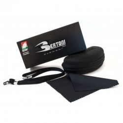 Antifog Sunglasses with Optical Insert AF150 - Motorbike, ski, shooting - pack and accessories - Bertoni Italy