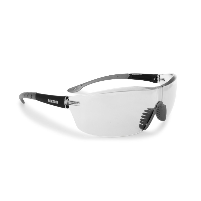 Antibeschlag Sportbrille AF169E - Motorradbrille Skibrille Schiessbrille - Bertoni Italy
