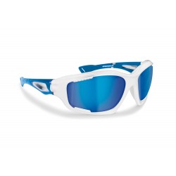 Polarisierten Sportbrille P1000B - Motorradbrille Fischglaser Skibrille Fahrradbrille Wassersportbrille - Bertoni Italy