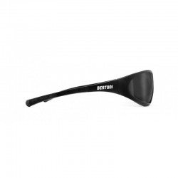 Antibeschlag Sportbrille AF158C - Motorradbrille Skibrille Schiessbrille - Seitenansicht - Bertoni Italy