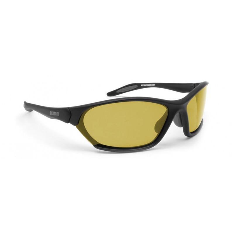 Polarized Sunglasses P338C - Fishing Watersports Motorcycle Cycling - Bertoni Italy